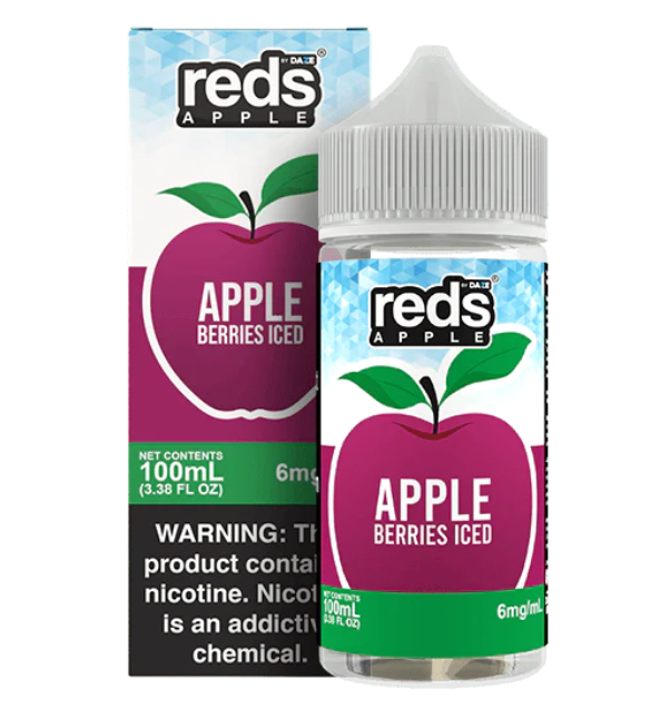 Reds E-juice 100mL Berries Iced