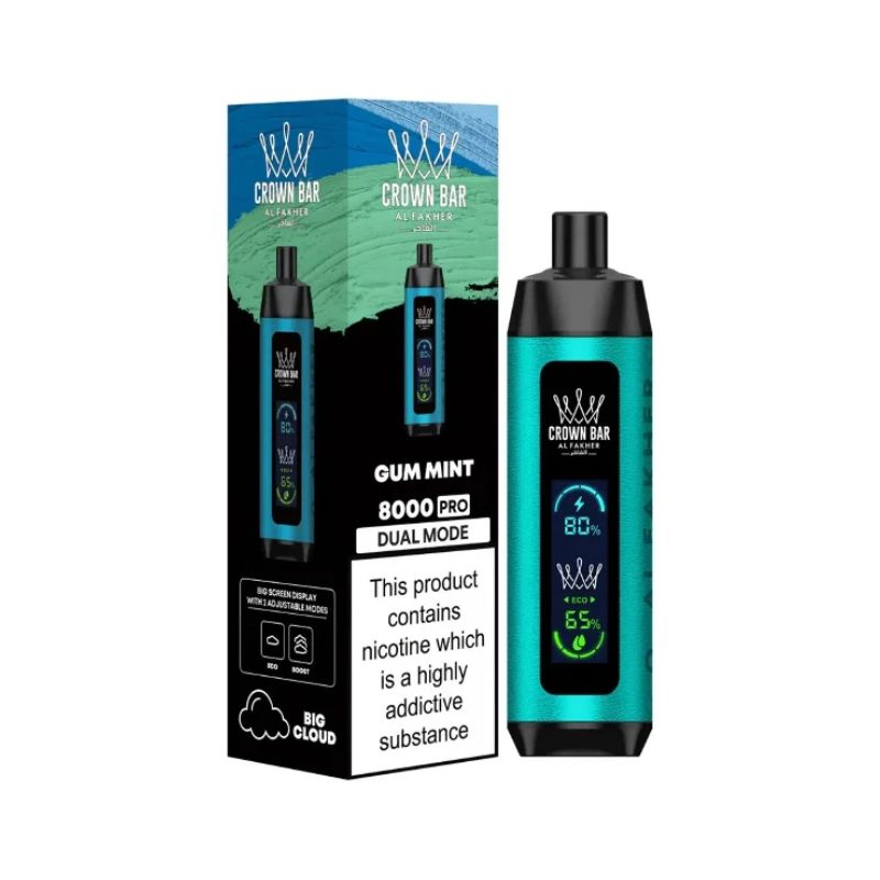 Al Fakher Crown Bar Pro 8000 Puff 0.5% Disposable Vape