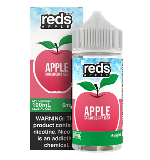 Reds E-juice 100mL Strawberry Iced