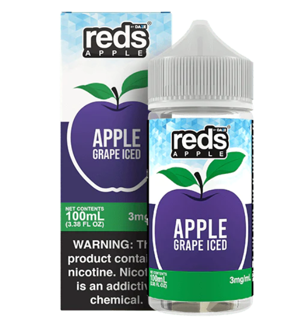 Reds E-juice 100mL Grape Iced