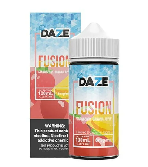 Daze Fusion Series Strawberry Banana Apple ICED