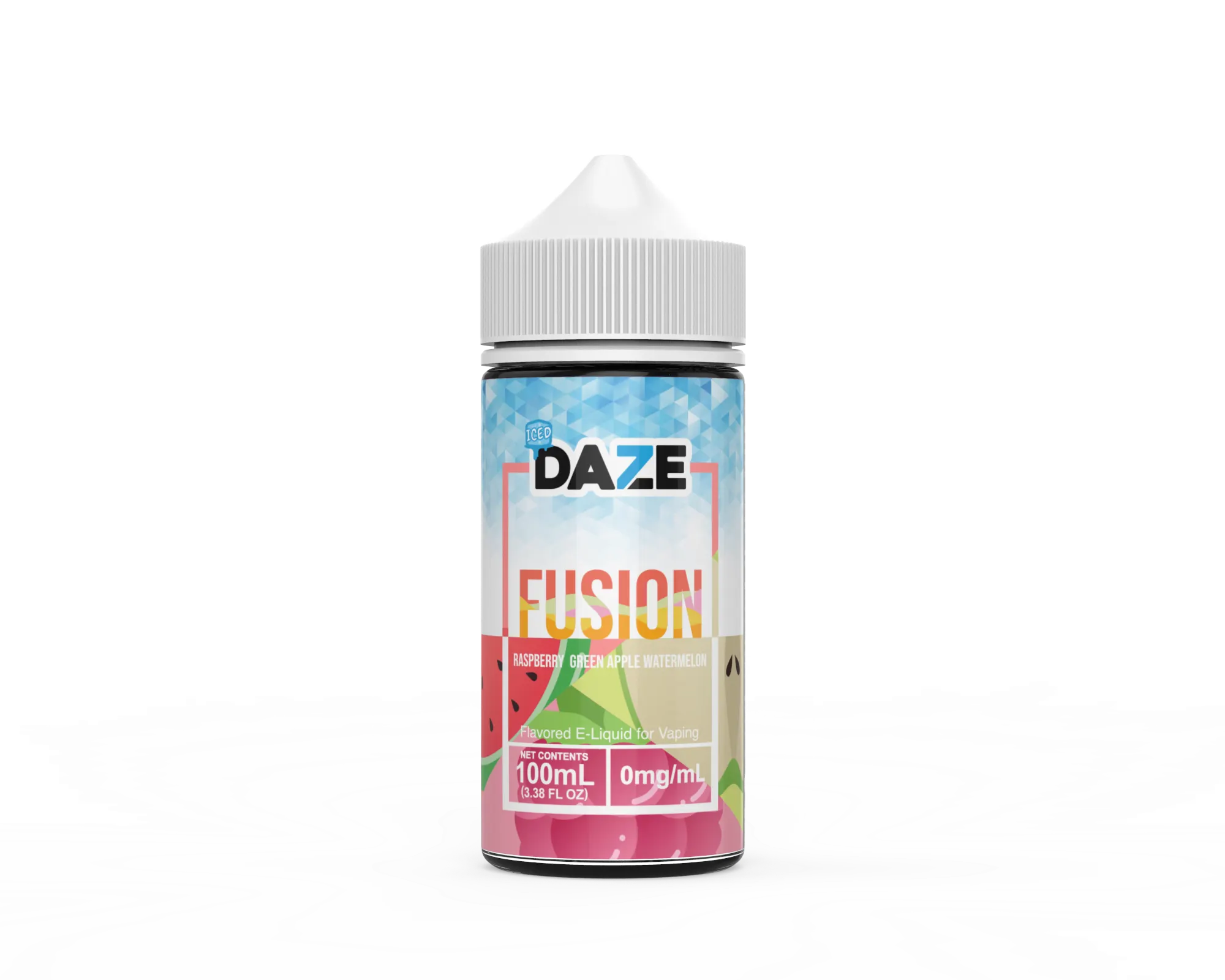 Daze Fusion Series Raspberry Green Apple Watermelon ICED