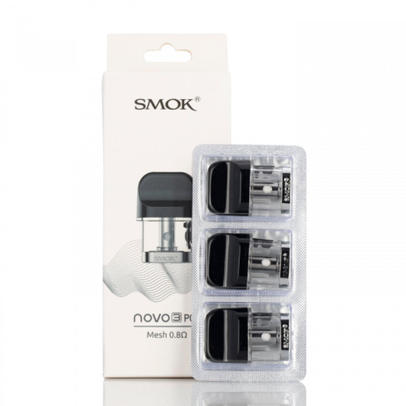 Smok Novo 3 0.8 Mesh Replacement Pod, 3 Pack