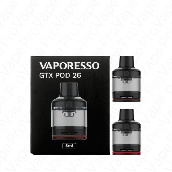 Vaporesso GTX Go Replacement 26 Pod, 2 pack