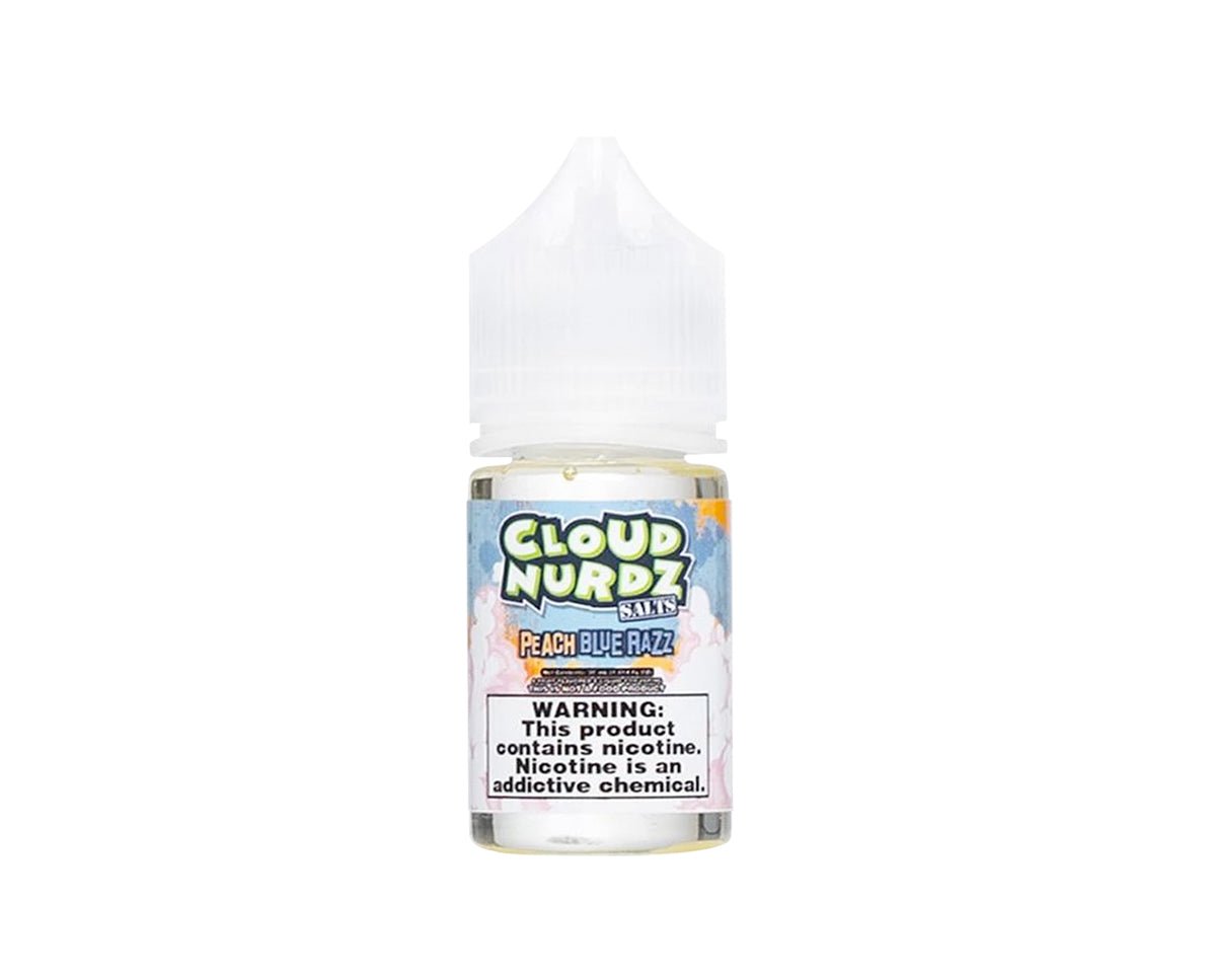 Cloud Nurdz Salts Peach Blue Razz