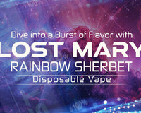 Dive into a Burst of Flavor with Lost Mary Rainbow Sherbet