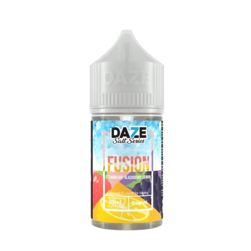 7 Daze Salt Fusion Series Strawberry Blackberry Lemon Iced