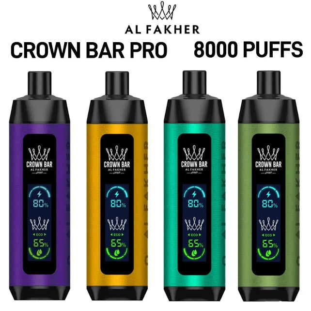 Al Fakher Crown Bar Pro 8000 Puff 0.5% Disposable Vape