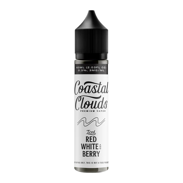 Coastal Clouds Iced Red White Berry