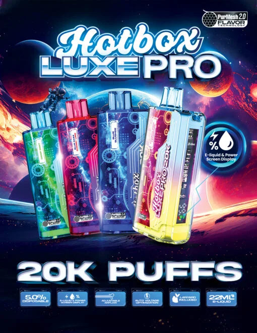 Hotbox LUXE Pro 20k Disposable Vape