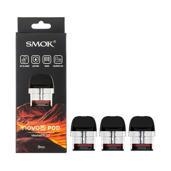 Smok Novo 5 Mesh 0.7 Replacement Pod 3 Pack