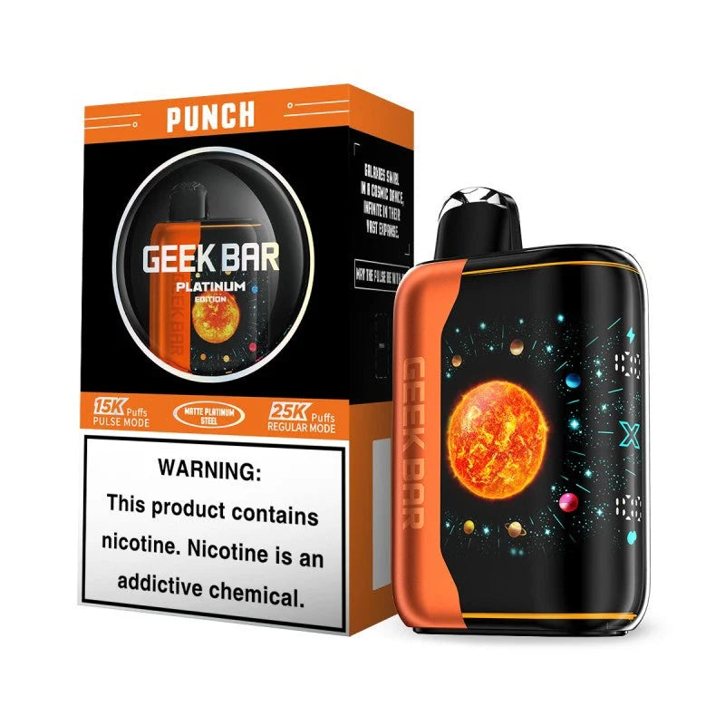 Geek Bar Pulse X Platinum Edition 25k Puff Disposable Vape