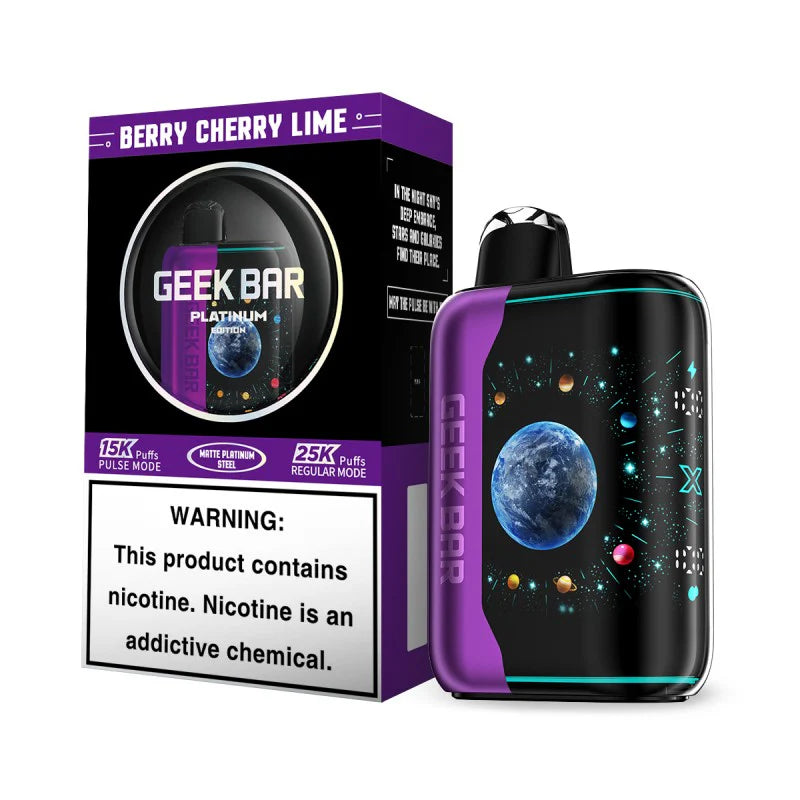 Geek Bar Pulse X Platinum Edition 25k Puff Disposable Vape