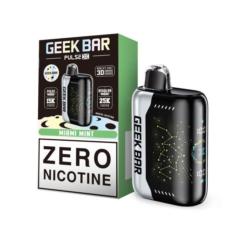 Geek Bar Pulse X Zero Nicotine 25k Puff Disposable Vape