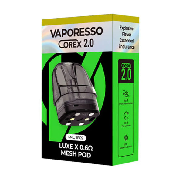 Vaporesso Luxe X Corex 2.0 Mesh Replacement Pod 2pk