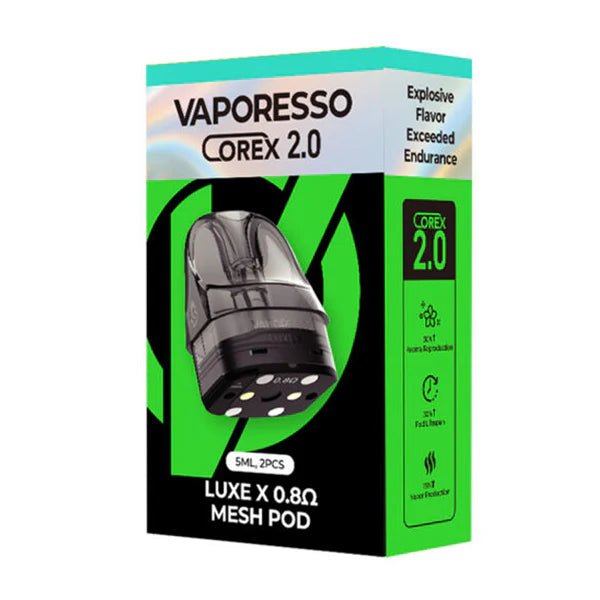 Vaporesso Luxe X Corex 2.0 Mesh Replacement Pod 2pk