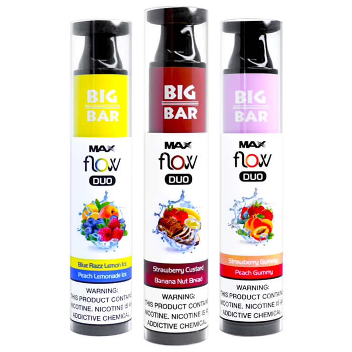 Big Bar, Max Flow Duo, 5% Disposable Device