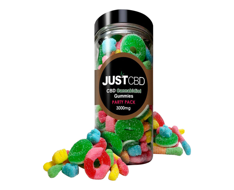Just CBD, 32oz Gummy Party Pack, 3000mg