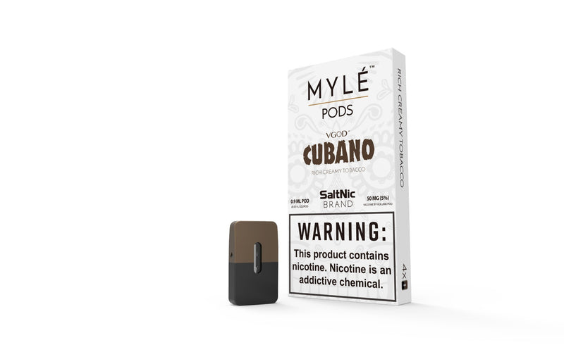 SaltNic VGOD Cubano MYLE Replacement Pod 4-Pack
