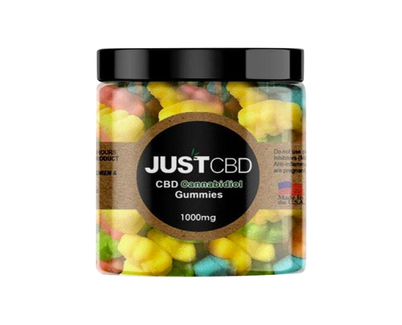 Just CBD, Gummies Sour Bears, 1000mg