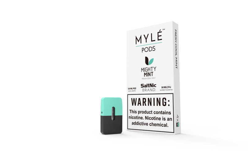 SaltNic Mighty Mint MYLE Replacement Pod 4-Pack