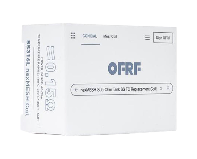 OFRF NexMesh Conical Replacement Coil, 2 pack