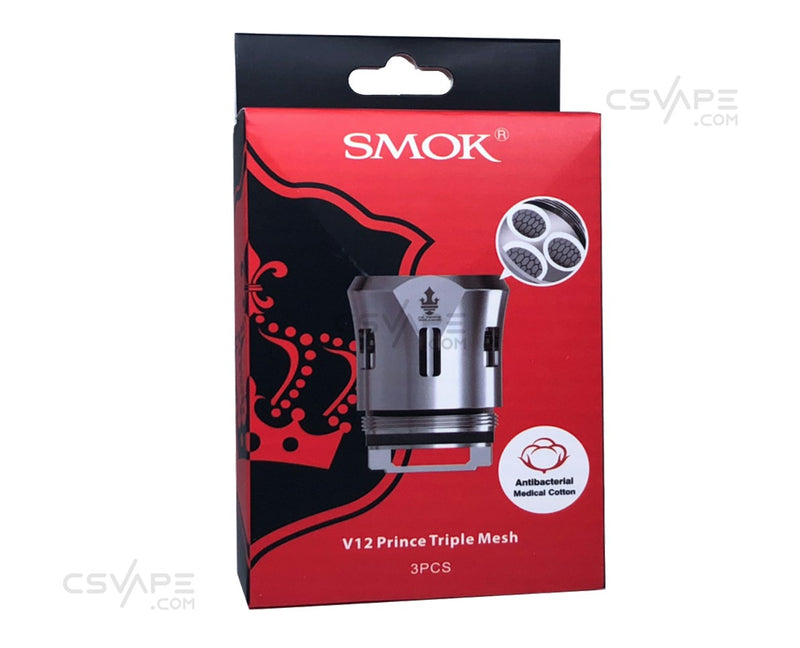 Smok TFV12 Prince Triple Mesh Replacement Coil, 3 pack
