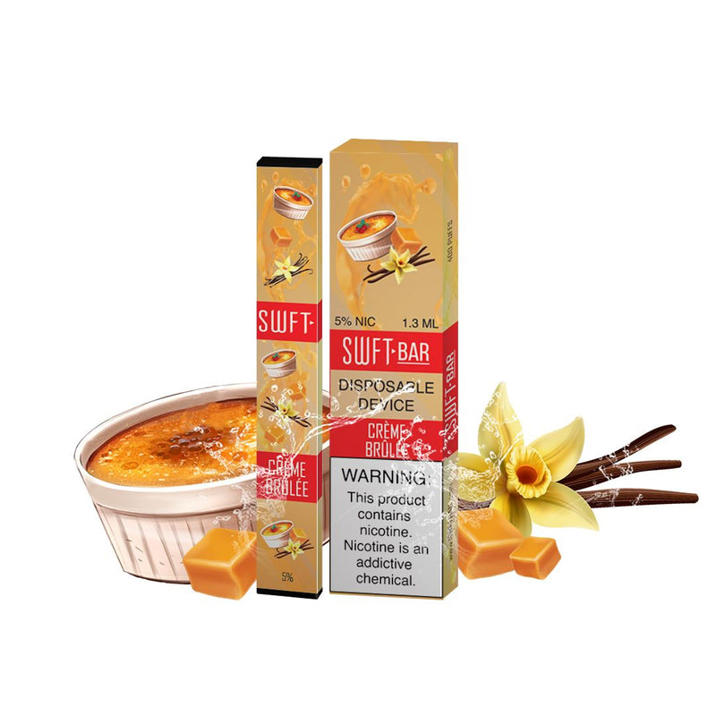 SWFT Bar 5% Disposable Device, Creme Brulee
