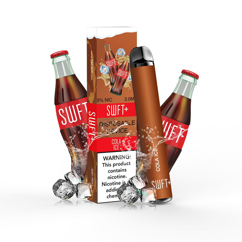 SWFT Plus + Bar 5% Disposable Device, Cola Ice