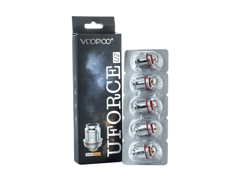 VooPoo UForce U2 Replacement Coil 5-Pack, 0.4