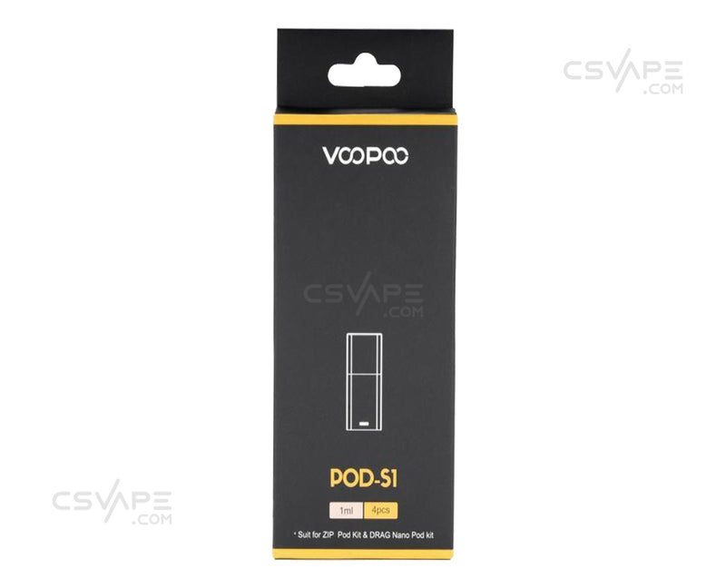 VooPoo Drag Nano Replacement Pod, 4 Pack